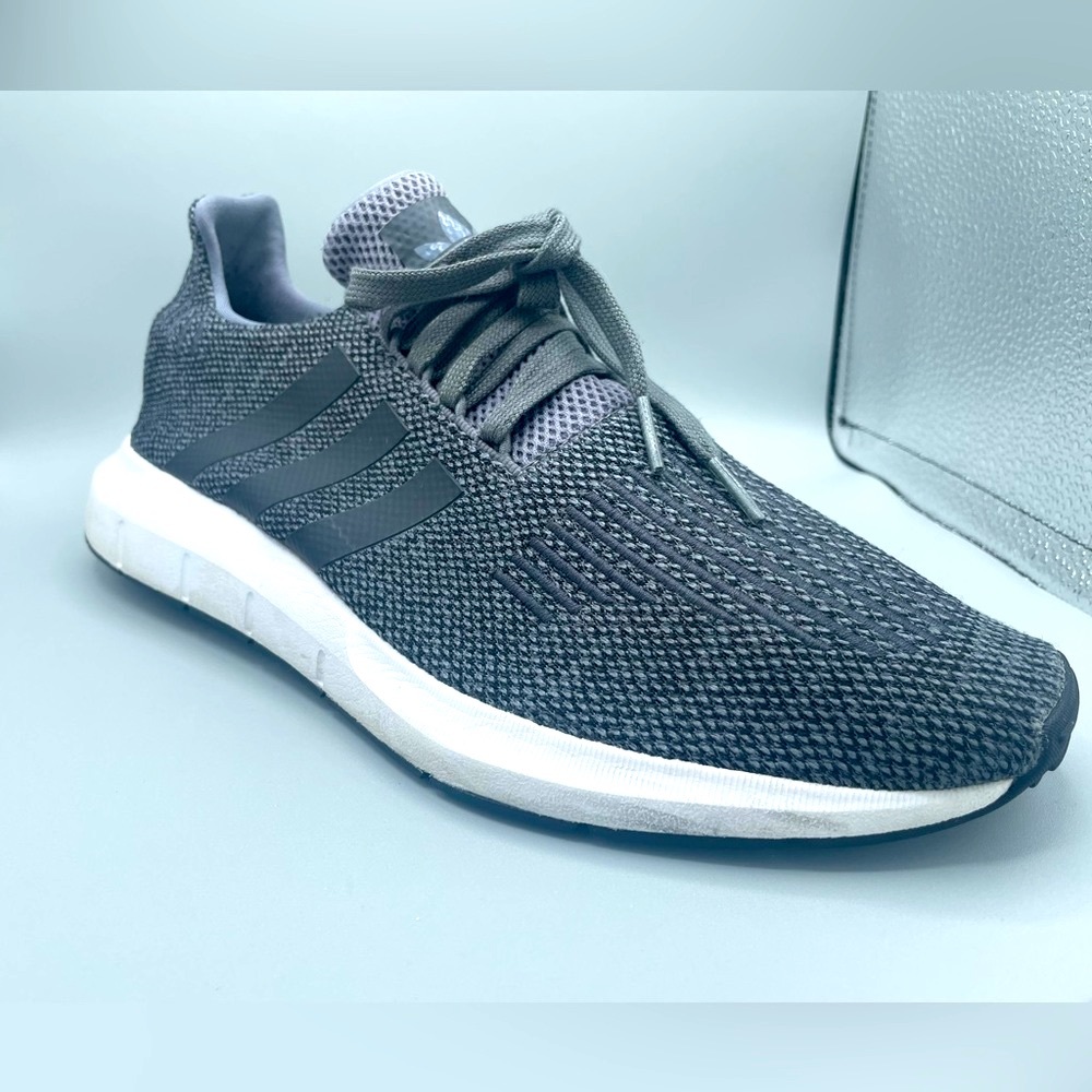 Men's Size 12 - Adidas Swift Run Grey Running Shoes - CG4116
